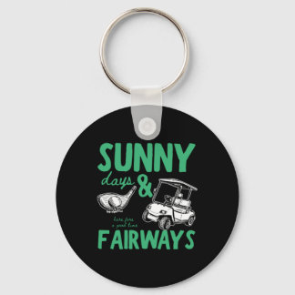 Chaveiro Ilustração Dias Ensolarados e Fairways
