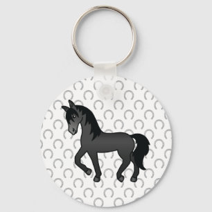 Chaveiro Ilustração do desenho animado de cavalos de Trote 