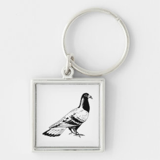 Chaveiro Ilustração do pombo de portador