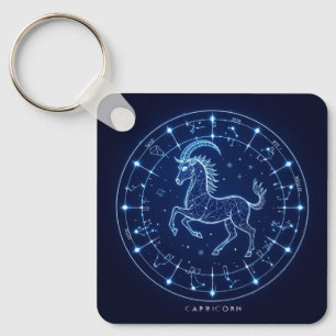 Chaveiro Ilustração do Signo de Capricórnio