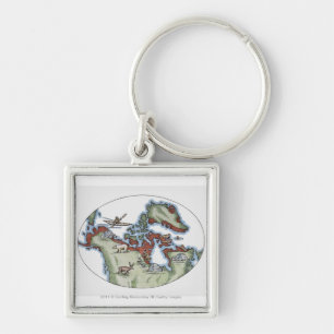 Chaveiro Ilustração do território do Inuit