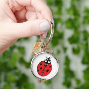 Chaveiro Ilustração Lady Bug