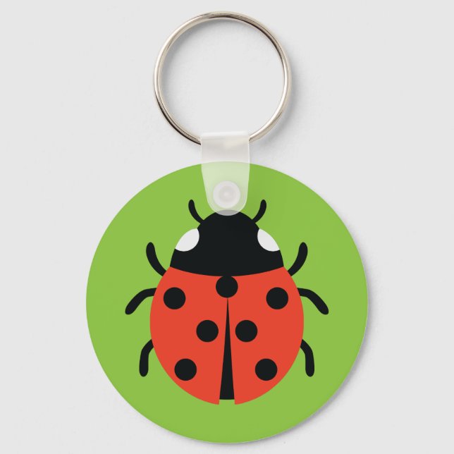 Chaveiro Ilustração Ladybug (Frente)
