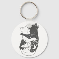 Ilustração noturna do gato dia de gato - Escolher 