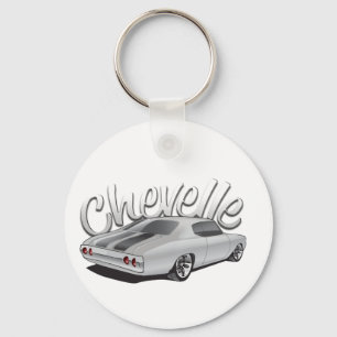 Chaveiro Ilustração Personalizada Chevelle 1972