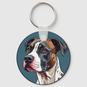 Chaveiro Ilustração Vetorial de Cachorro