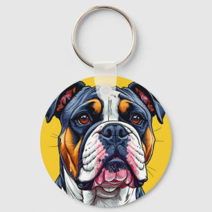 Chaveiro Ilustração Vetorial de Cachorro