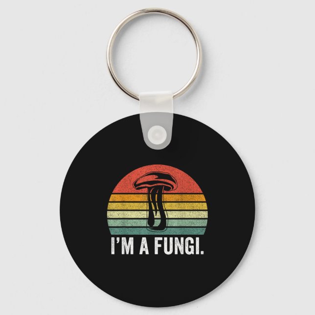 Chaveiro I'm A Fungi Shirt Funny Mushrooms Fun Guy Pun Biol (Frente)