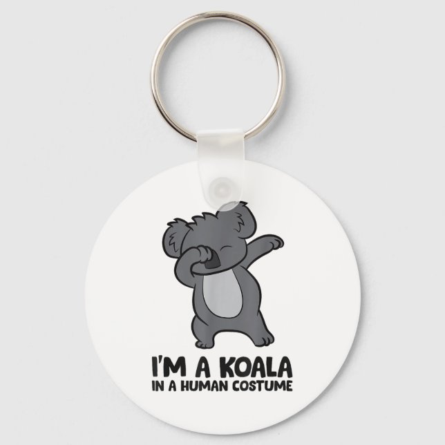Chaveiro I'm A Koala In A Human Costume Funny Koala  (Frente)