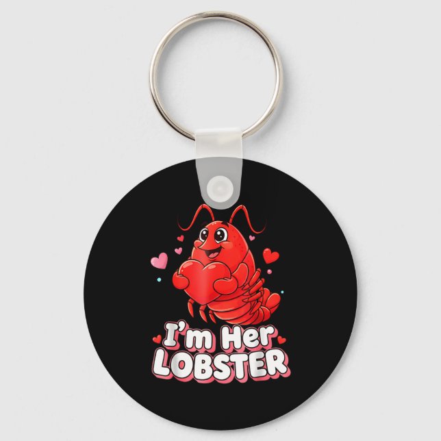 Chaveiro I'm Her Lobster Matching Couple Valentine's Day Wo (Frente)