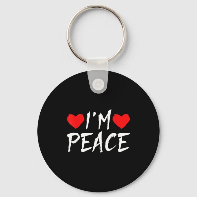 Chaveiro I'm Peace Funny Couples Tee Valentine's Day Couple (Frente)