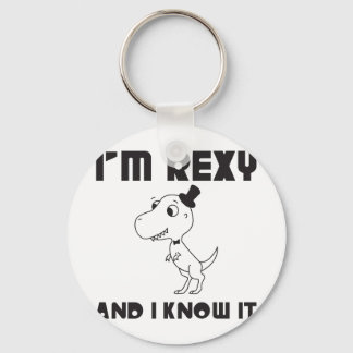 Chaveiro I'm Rexy And I Know It
