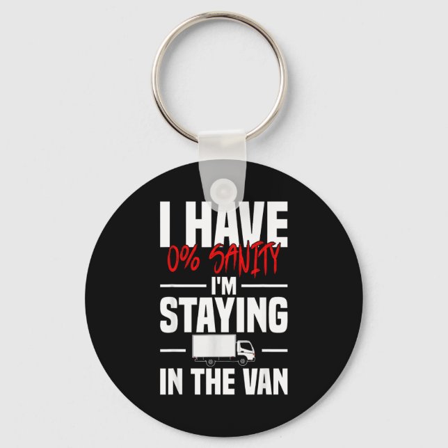 Chaveiro I'm Staying In Tha Van Funny Phasmophobia Women's  (Frente)