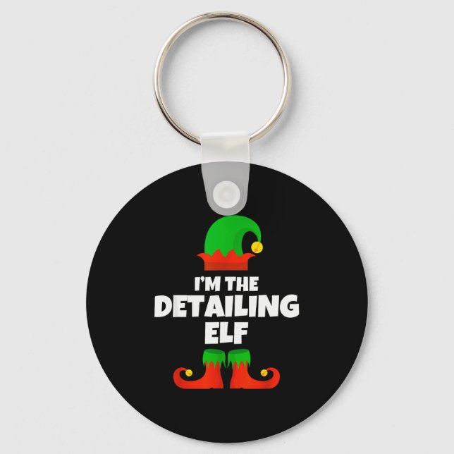 Chaveiro I'm The Detailing Elf Family Pajama Christmas Deta (Frente)