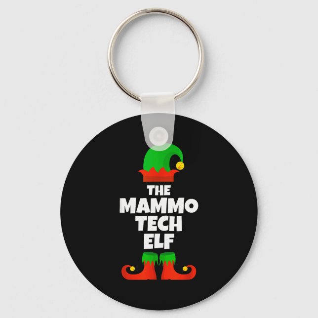 Chaveiro I'm The Mammo Tech Elf Family Pajama Christmas Mam (Frente)