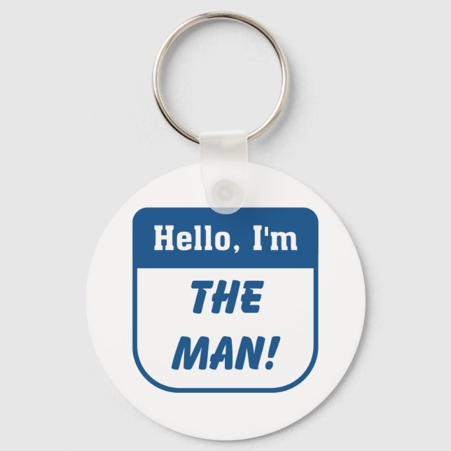 Chaveiro I'm the man t-shirts. (Frente)