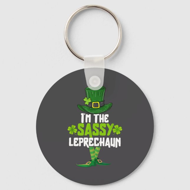 Chaveiro I'm The Sy Leprechaun Matching St Patrick's Day Co (Frente)