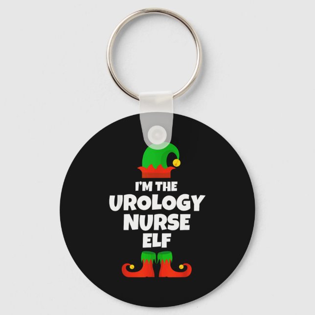Chaveiro I'm The Urology Nurse Elf Family Pajama Christmas  (Frente)
