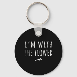 Chaveiro Im With The Flower Matching Lazy Halloween Costume