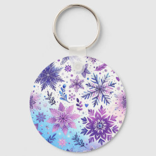 Chaveiro Ímã de floco de neve minimalista