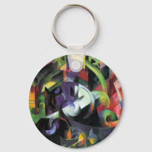 Chaveiro Imagem com Gado por Franz Marc, Arte Antiga