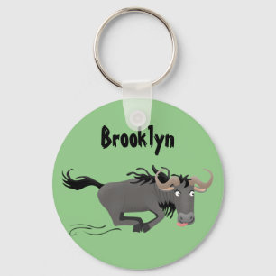 Chaveiro Imagem de desenhos animados de geleia engraçada