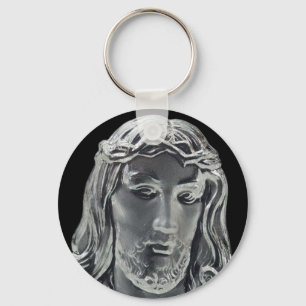 Chaveiro Imagem de Jesus B&W