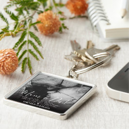 Chaveiro Imagem Memorial Elegante | MÃE e PAI