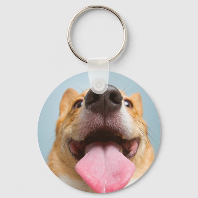 Chaveiro Imagens Getty | Corgi muito feliz (Frente)