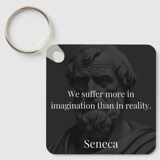 Chaveiro Imaginação e Sofrimento: Sêneca sobre Percepção (Frente)