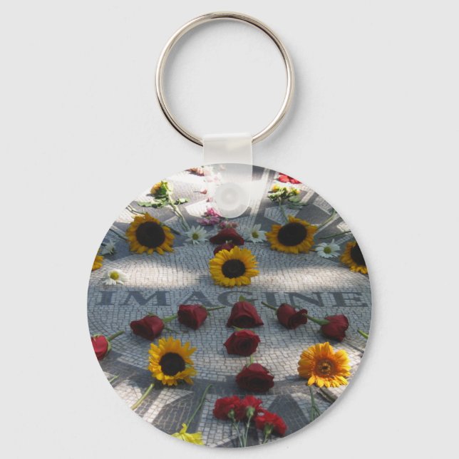 Chaveiro IMAGINE Mosaico, Campos de Morango, NY - (Frente)