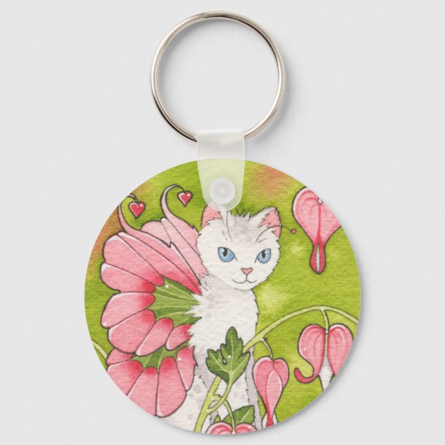 Chaveiro Íman de catetermosca cardíaca hemorrágica (Frente)