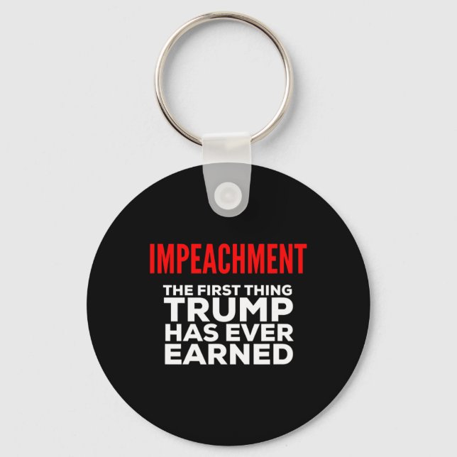 Chaveiro Impeachment: A Primeira Coisa que Trump Já Mereceu (Frente)
