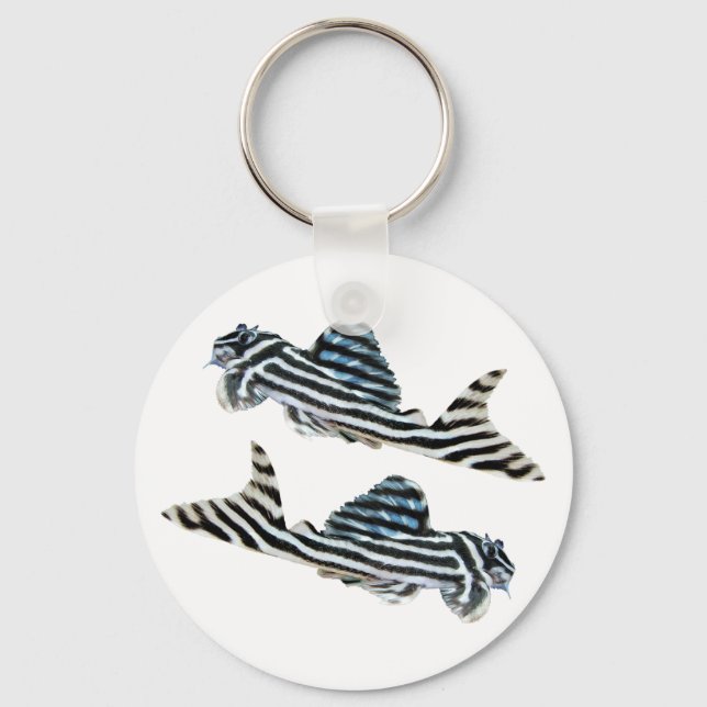 Chaveiro Imperial Zebra Pleco (Frente)
