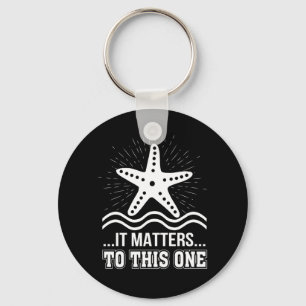 Chaveiro Importa a uma estrela do mar inspirada