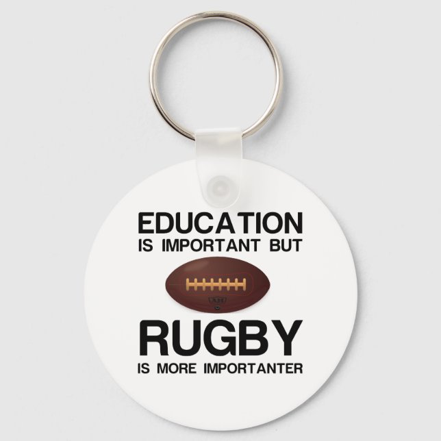 CHAVEIRO IMPORTADOR DE RUGBY IMPORTANTE PARA A EDUCAÇÃO (Frente)