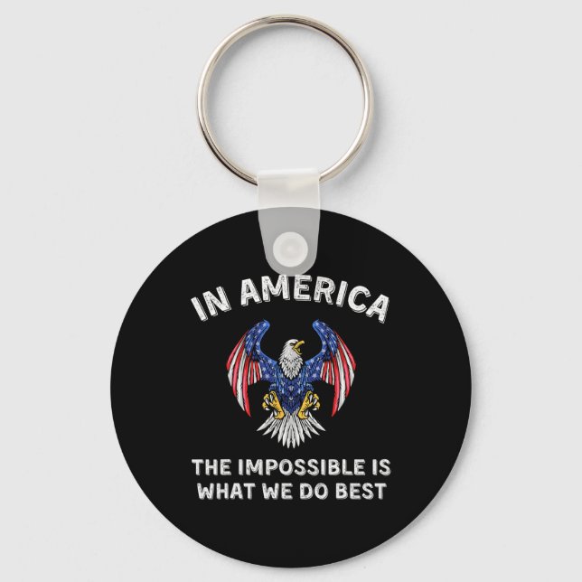 Chaveiro Impossible Is What We Do Best Trump Inauguration D (Frente)