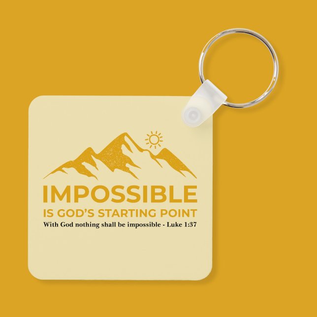 Chaveiro Impossível é o ponto de partida de Deus, inspirado (Criador carregado)