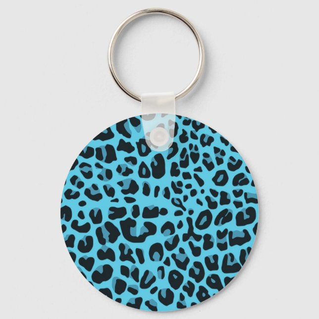 Chaveiro Impressão animal azul (Frente)