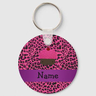 Chaveiro Impressão conhecido personalizado do leopardo do