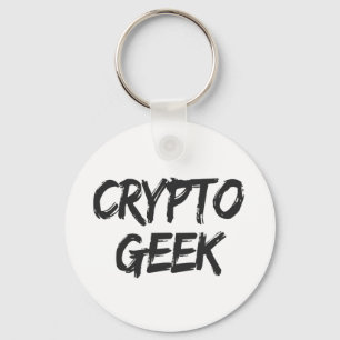 Chaveiro Impressão cripto do geek