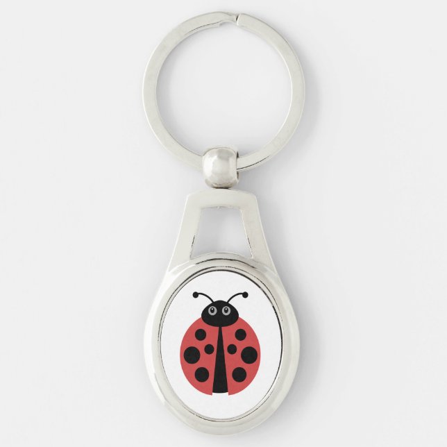 Chaveiro Impressão de Animais de Ladybug (Frente)