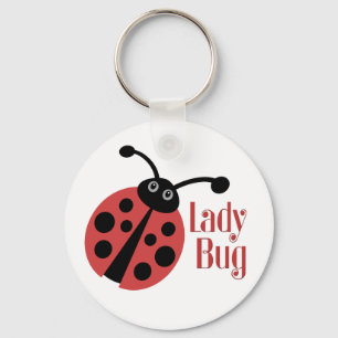 Chaveiro Impressão de Animais de Ladybug