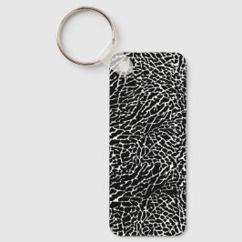 Chaveiro Impressão de Elefante Preto e Branco