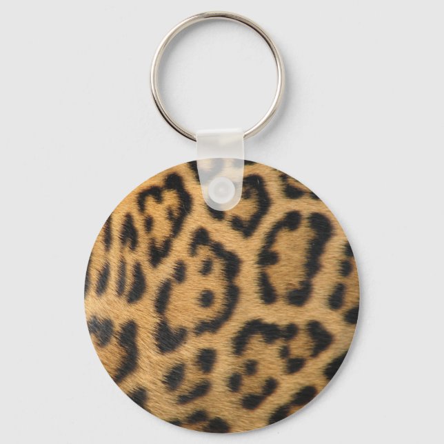 Chaveiro Impressão de Leopardo (Frente)