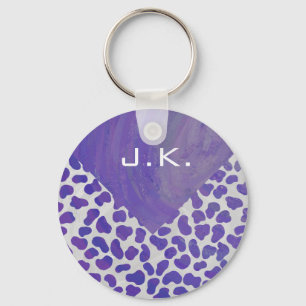 Chaveiro Impressão de Monogramas Dalmatian