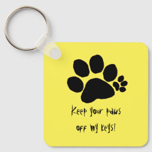 Chaveiro - Impressão de Pata de Polidactilo