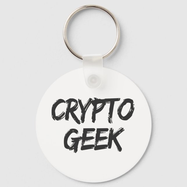 Chaveiro Impressão do Geek Crypto (Frente)