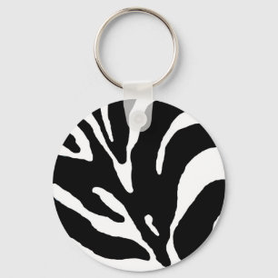 Chaveiro Impressão em Animais de Stripe Zebra