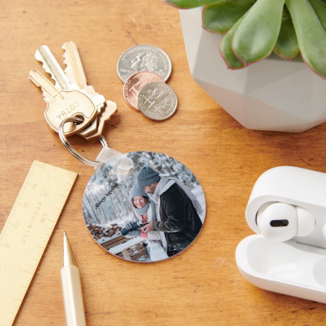 Chaveiro Impressão impressão de acrílico metálico sempre un (Mesa)